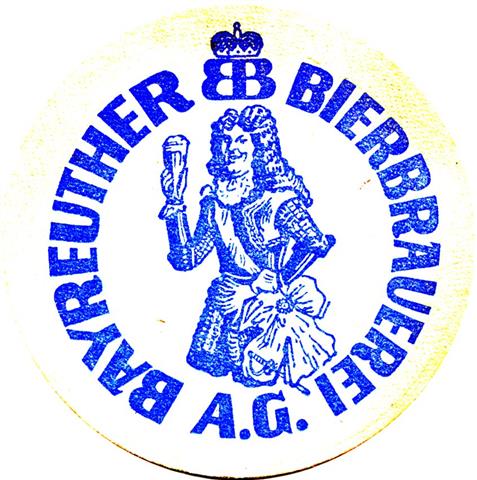 bayreuth bt-by aktien rund 1a (215-bierbrauerei ag-blau)